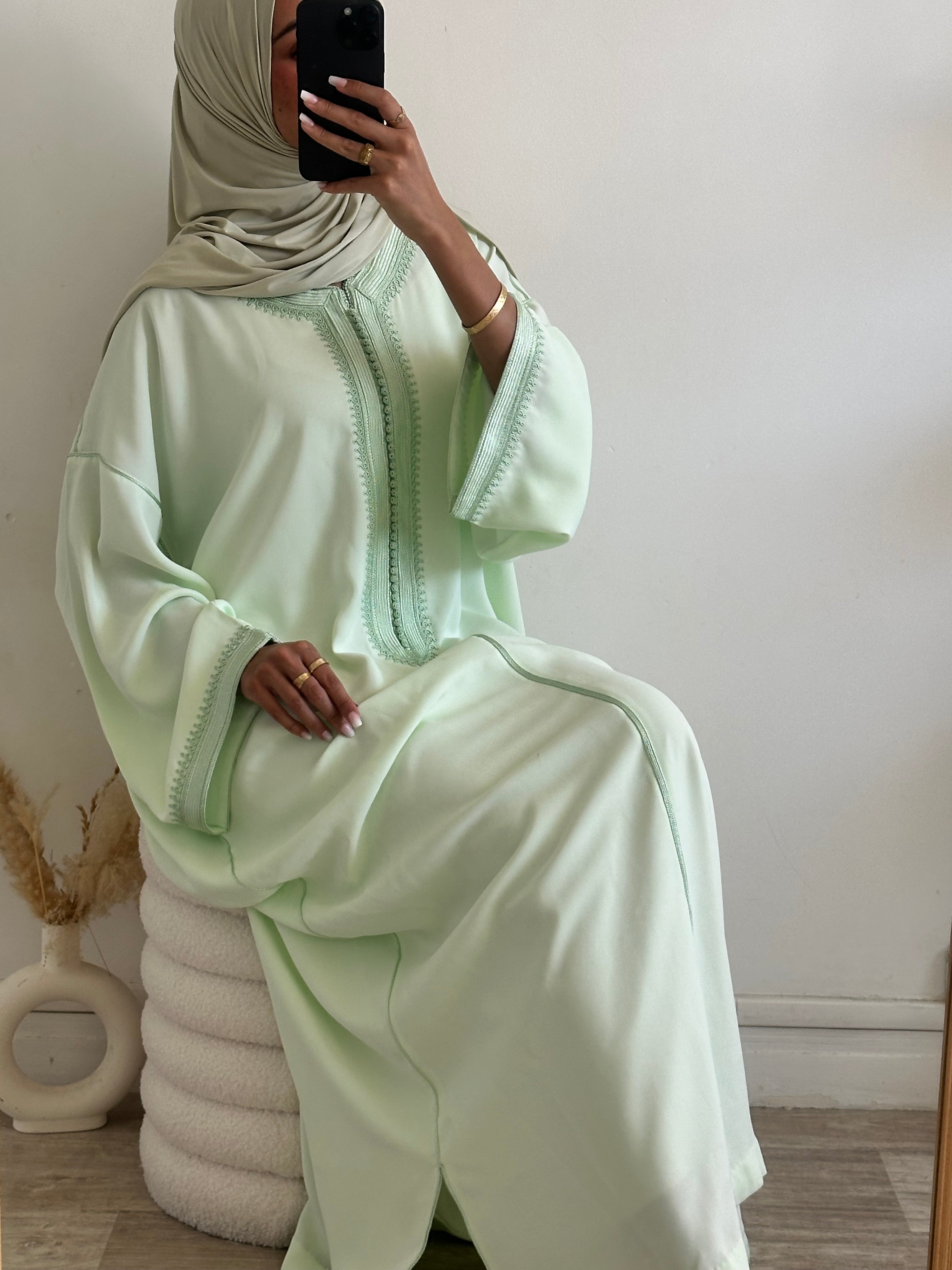 Abaya NAHIA Mint
