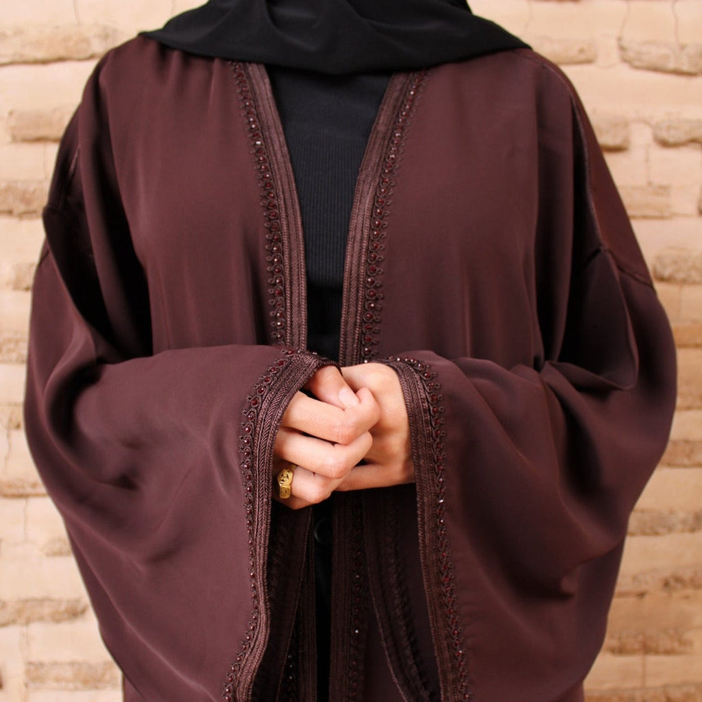 Pre-order Kimono AZHAR Deep Brown