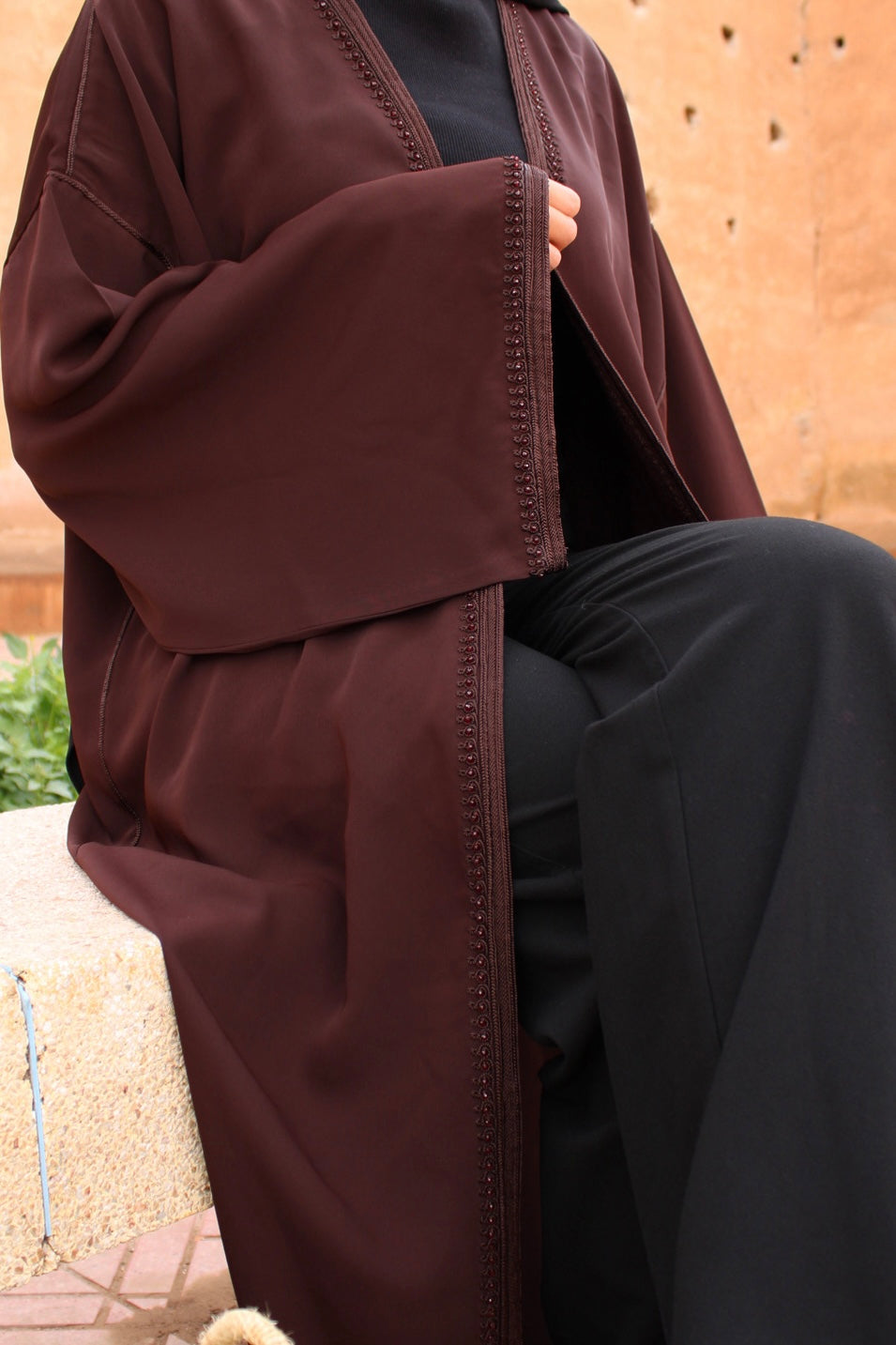 Pre-order Kimono AZHAR Deep Brown